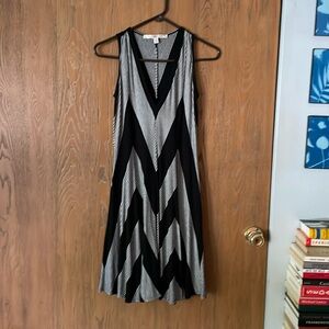 Max Studio Geometric Swing Dress